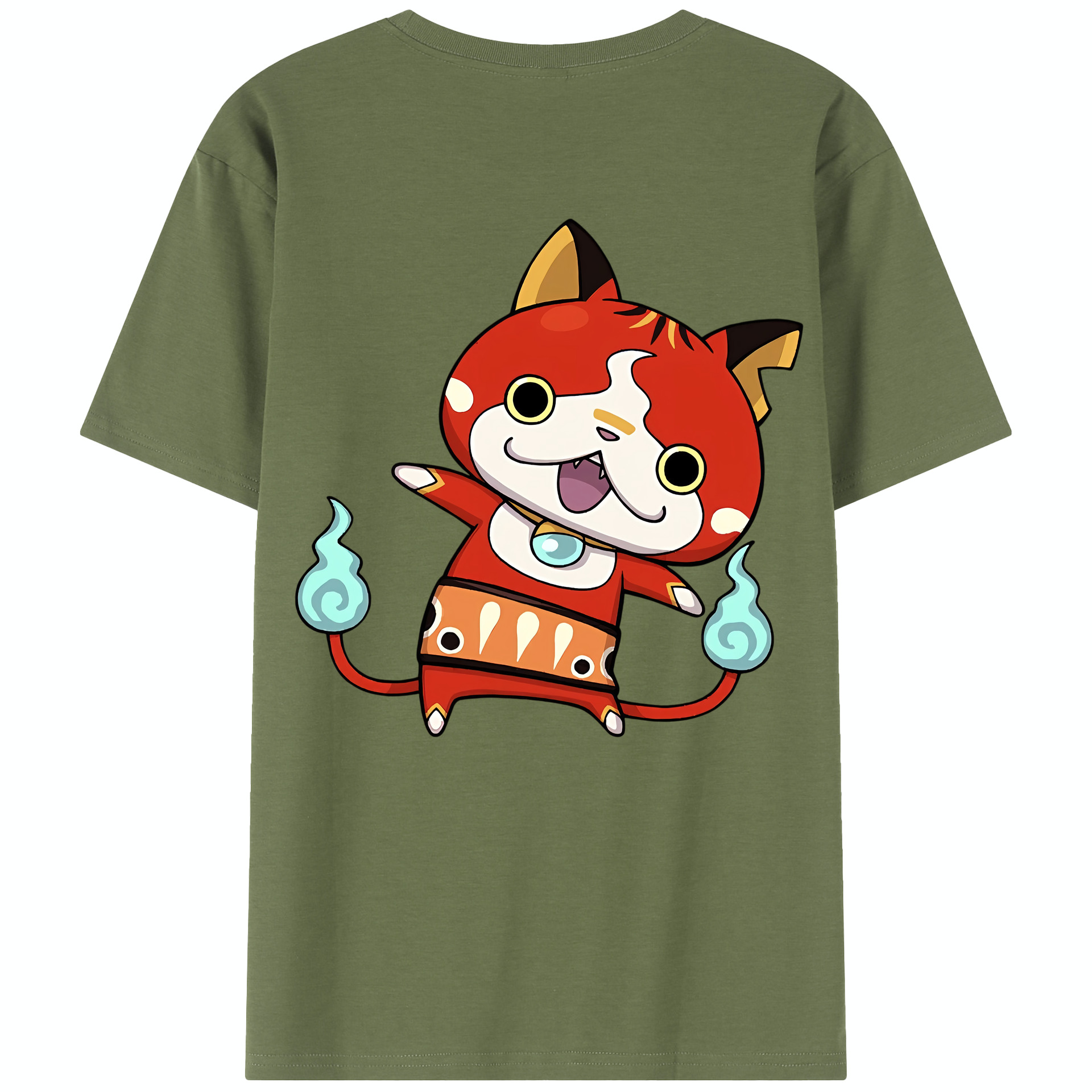 （画像用） 妖怪ウォッチ Yo-kai Watch 綿100％半袖Tシャツ（背面プリント）